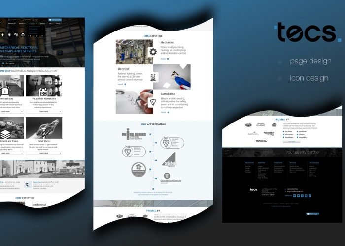 TECSUK Website Homepage Design Option