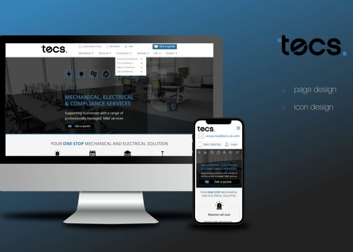 TECSUK Website Homepage Design