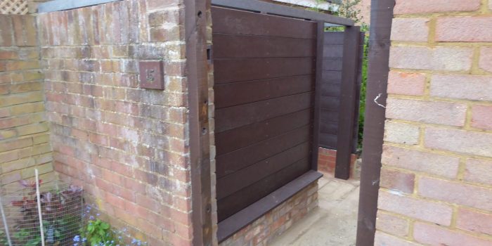 Recycled Plastic Slats Form The Shed Coverage