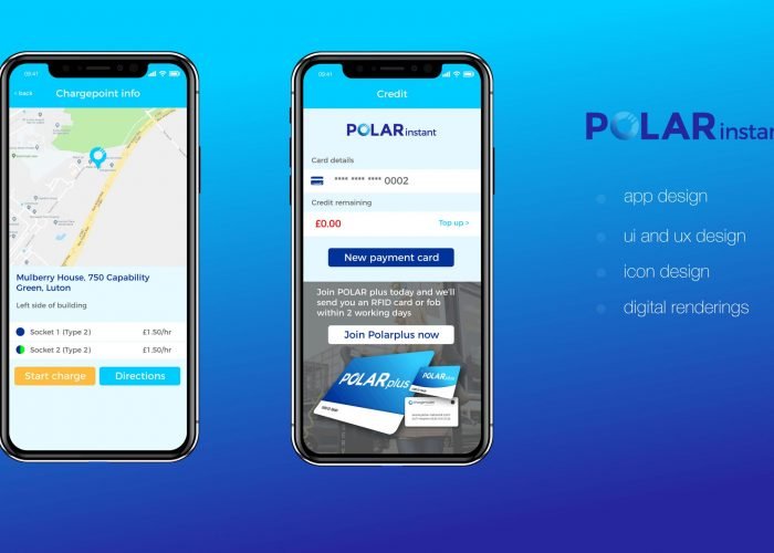 Polar Instant App Screen UI Designs