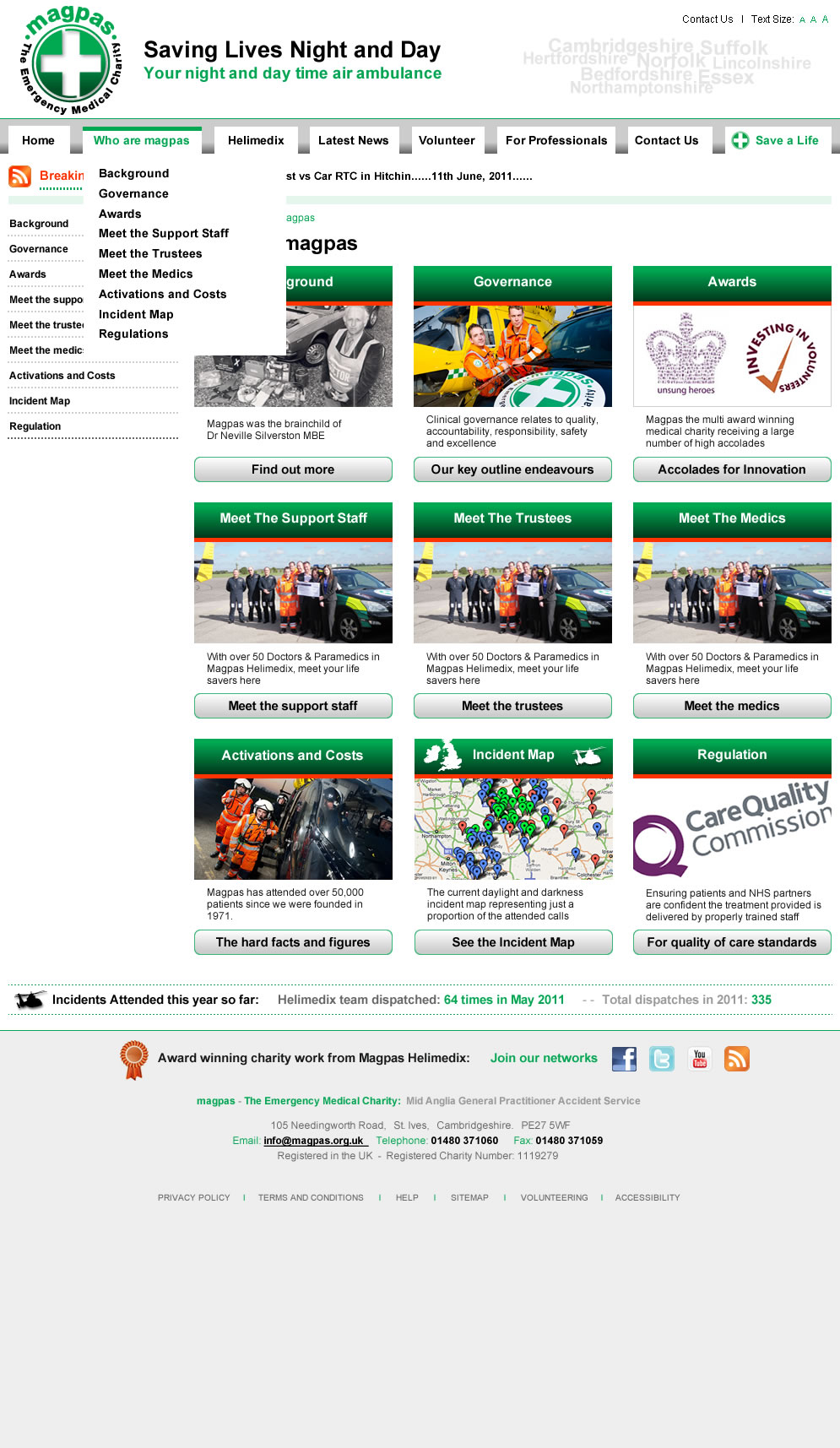 Magpas Website Design Visuals - Landing Page