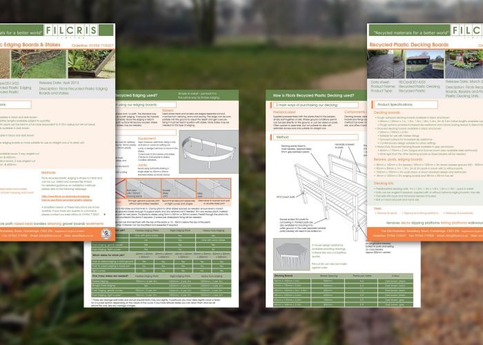 Filcris Product Datasheets