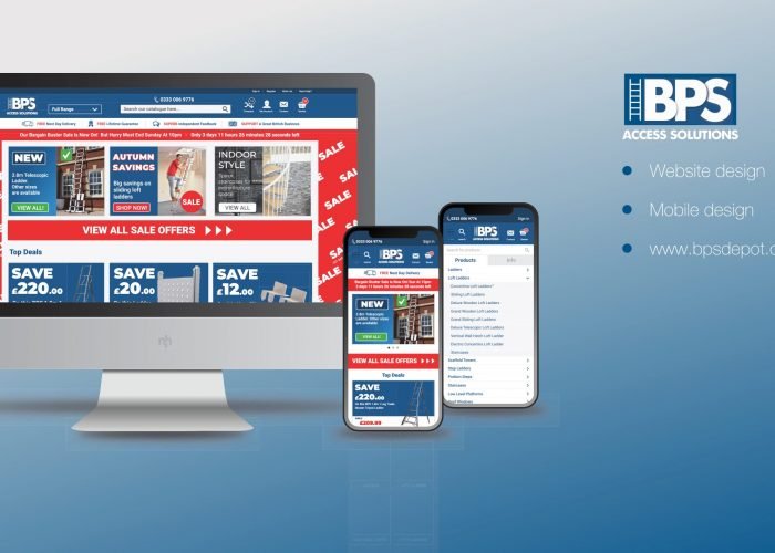 BPS Access Solutions - Website Desktop And Mobile Page Designs