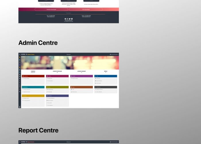 TISSL UX UI - HorizonHub Page Designs