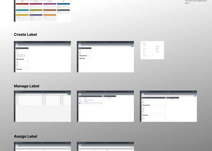 TISSL UX UI - HorizonHub Point Of Sale Labelling System
