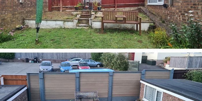 Fence Before And After