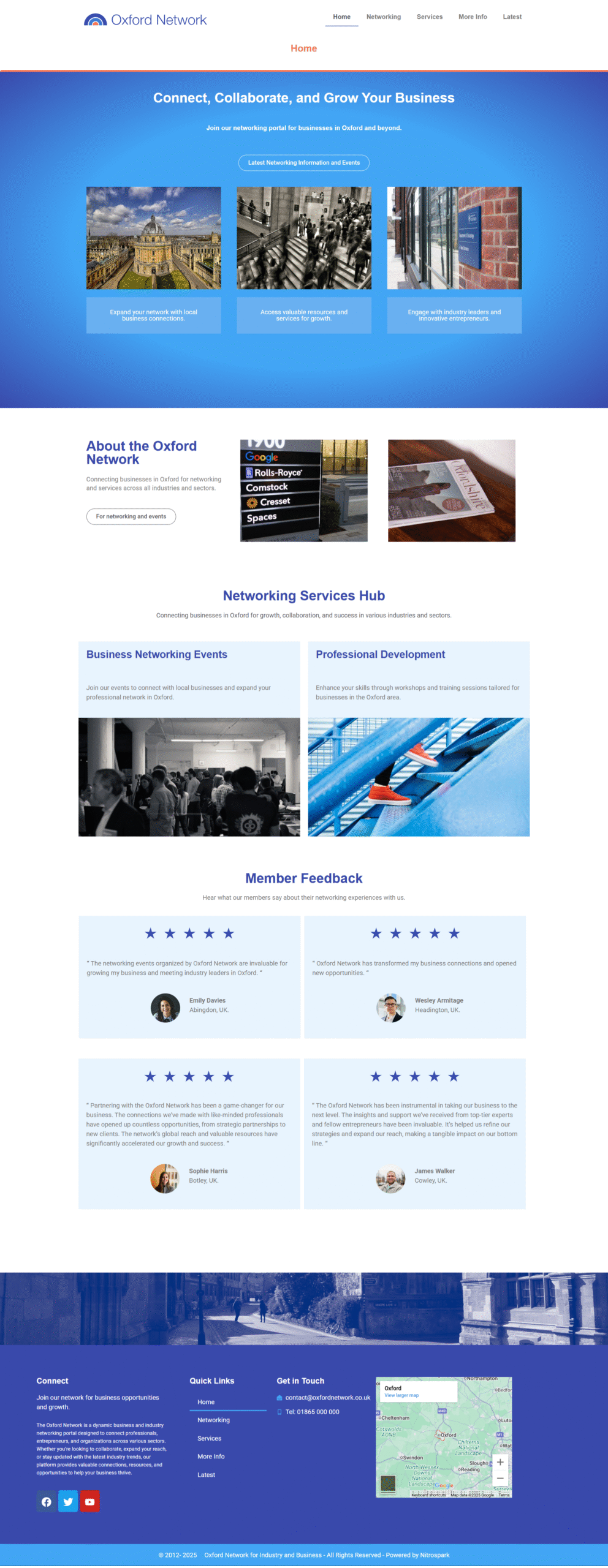Oxford Network WordPress website Oxford Network WordPress website