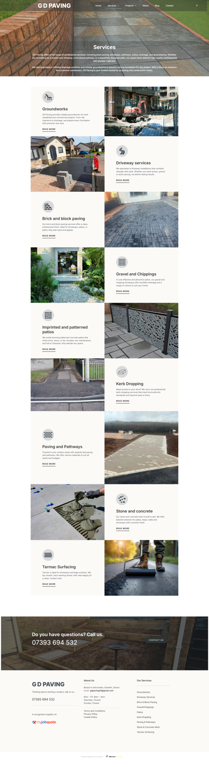 GD Paving Services - Driveways Patios Landscaping Experts